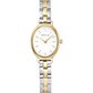 Bering Ladies Oval White Dial Two Colour Case and Two Links Bracelet Watch