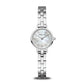 Bering Stainless Steel Bering Round White Dial Slim Link Bracelet Watch 11022-704