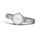 Bering Ladies Round White Dial Stainless Steel Case Expander Bracelet Watch