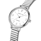 Bering Ladies Round White Dial Stainless Steel Case Expander Bracelet Watch