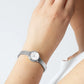 Bering Ladies Round White Dial Stainless Steel Case Expander Bracelet Watch