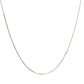 9ct White Gold 16-18" Adjustable Curb Chain