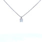 18ct White Gold 1.00ct Laboratory Grown Brilliant Cut Diamond Pendant