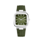 Herbelin Cap Camarat Quartz Green Dial and Rubber Strap Watch 12246A116CK