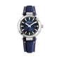 Herbelin Newport 100m Round Blue Dial and Blue Strap Watch  12288A15BL