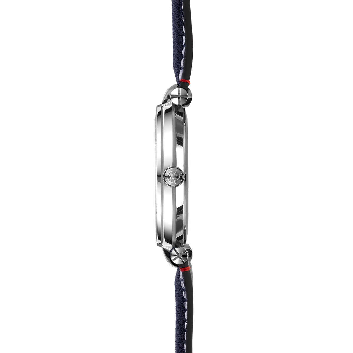 Herbelin Newport 100m Round Blue Dial and Blue Strap Watch  12288A15BL