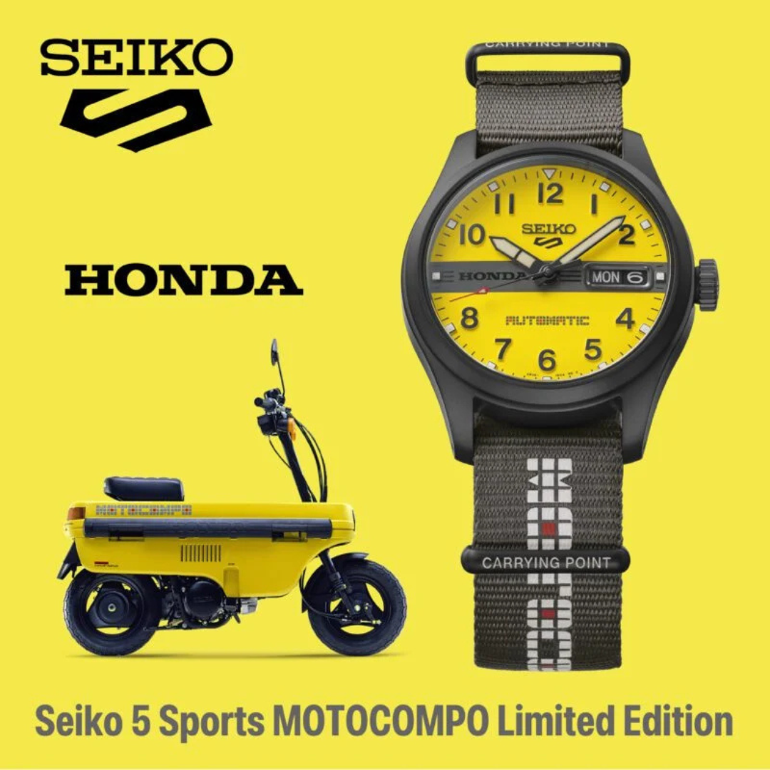 Seiko 5 Sports X Honda Motocompo Limited Edition Watch HDB010K1
