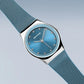 Bering Classic Steel Case With Ice Blue Dial Mesh Bracelet Watch 12927-308