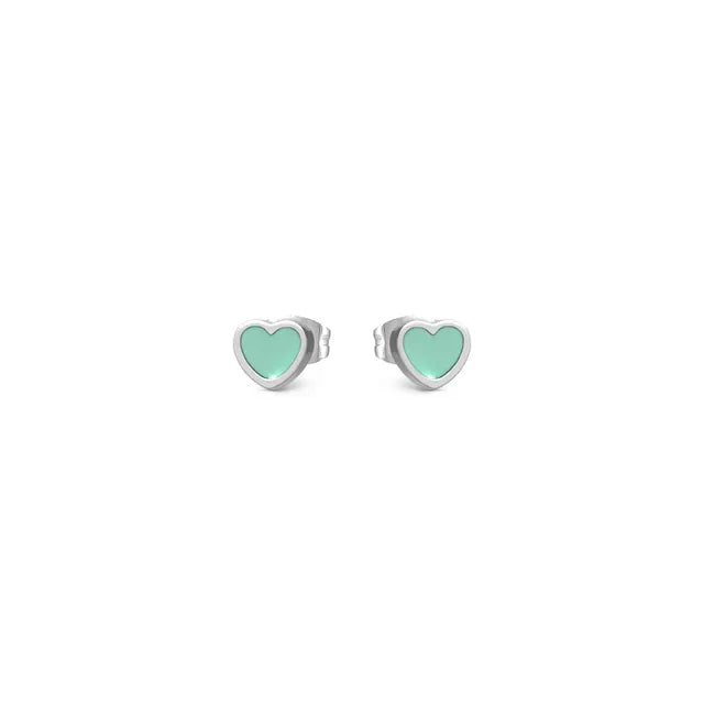 Nomination Emosfere Green Heart Stud Earrings 134208/002