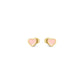 Nomination Emosfere Yellow Gold Plated Pink Heart Stud Earrings 134218/006