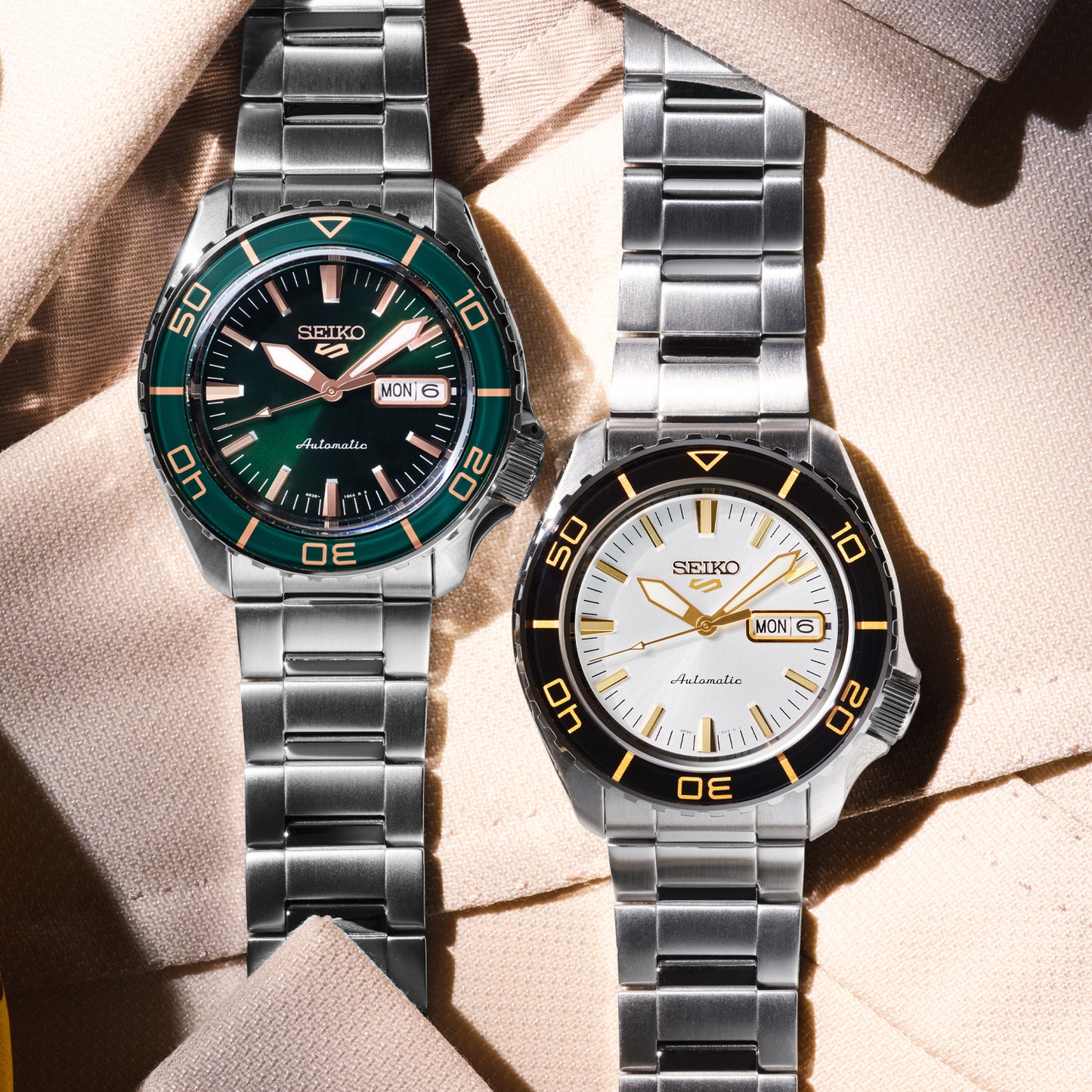 Seiko 5 Sports SKX SNZH In 'Tweed Green' Watch HBD005K1