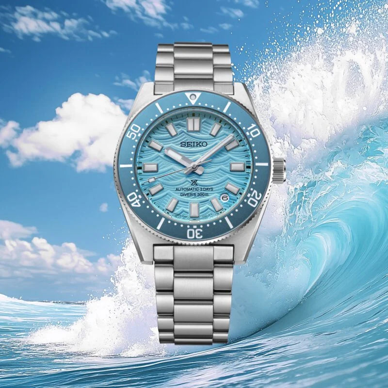 Seiko Prospex 60th Anniversary Light Blue Divers Watch HBC011J1
