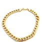9ct Yellow Gold Hollow Flat Curb Bracelet 8.5"