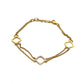 14ct Yellow Gold Diamond Set Two Strand Bracelet