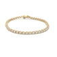 9ct Yellow Gold 1ct Diamond Tennis Bracelet