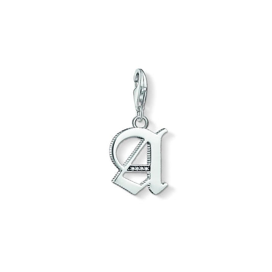 Thomas Sabo Sterling Silver Charm Pendant Letter A 1581-643-21