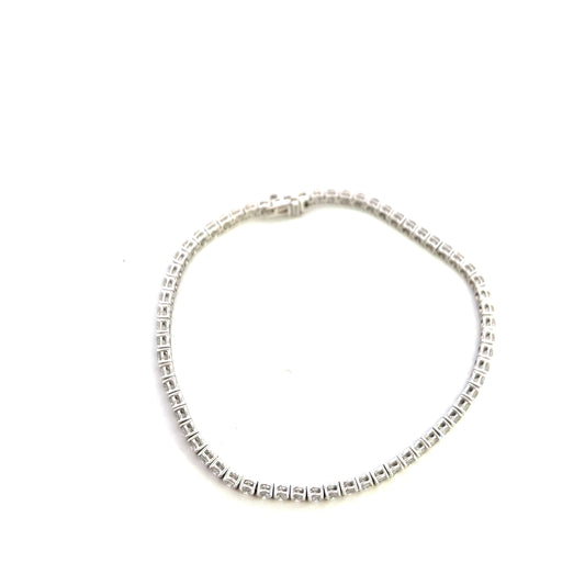 18ct White Gold 4.29ct Laboratory Grown Diamond Bracelet