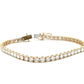 9ct Yellow Gold 8ct Laboratory Grown Diamond Brilliant Cut Bracelet