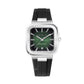 Herbelin Cap Camarat Green Dial Automatic Black Rubber Strap 1646A16CA