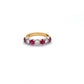 18ct Yellow Gold Ruby and Diamond Ring