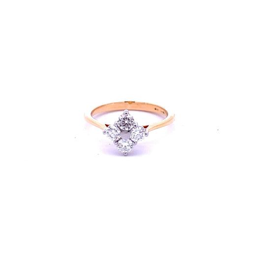 18ct Yellow Gold 0.60ct Diamond Ring