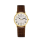 Herbelin Classique Roman Numeral Ivory Dial Yellow PVD Strap Watch 16845P08MA