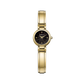 Herbelin Lady H Dame Black Dial Yellow Gold Plated Bangle Watch 17312BMP1N49