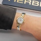 Herbelin Two Colour Lady H Dame Bangle Watch 17312BMT1N19