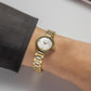 Herbelin Lady H Quartz White Mother of Pearl Two Tone Bracelet Watch 17312BT1N19