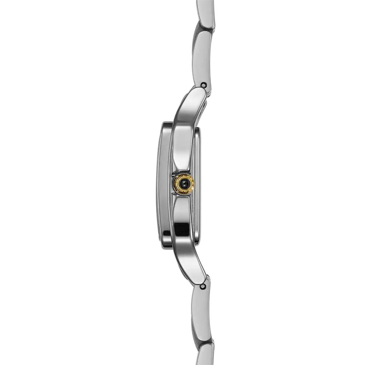 Herbelin Bi-Metal Square Roman Numeral Dial Mini Luna Bracelet 17407BT08