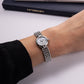 Herbelin Ladies Perles Mini 21mm White Mother-of-Pearl Dial Stainless Steel Bracelet 17433B89