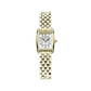 Herbelin Ladies Art Deco Tonneau Yellow Gold PVD Bracelet Watch 17438BP1N22
