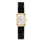 Herbelin Octogone Mother Of Pearl Yellow PVD Strap Watch 17746P19