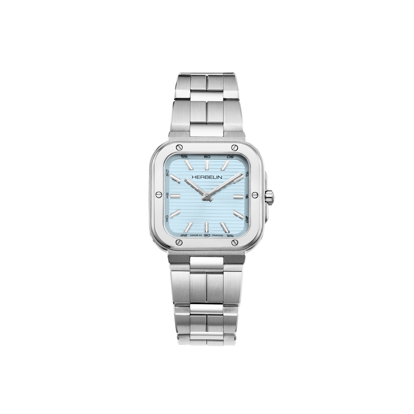 Herbelin Cap Camarat Sky Blue Dial Steel Bracelet Watch 17546B25