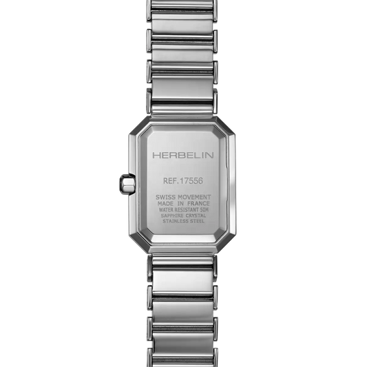 Herbelin Steel Octogone Mother of Pearl Dial Bracelet Watch 17556B19