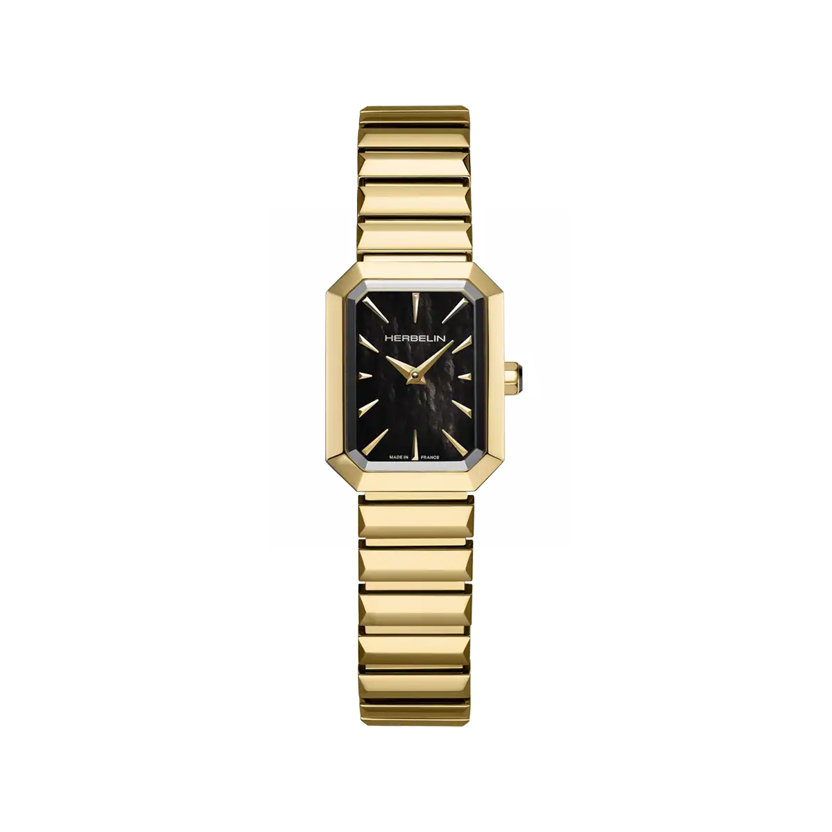Herbelin Women's OCTOGÔNE Black Dial Watch  17556BP1N49