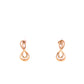 9ct Yellow Gold Double Infinity Drop Earrings