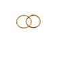 9ct Yellow Gold 16mm Diamond Cut Sleeper Hoop Earrings