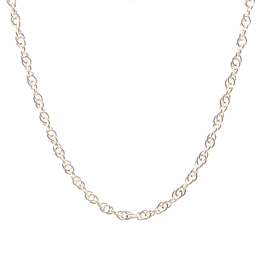 Sterling Silver 18" Rope Chain