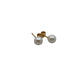 18ct Yellow Gold 5mm Cultured Pearl Stud Earrings