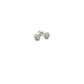 9ct White Gold 0.21ct Pave Set Diamond Stud Earrings
