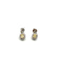 Platinum Yellow Diamond Drop Earrings