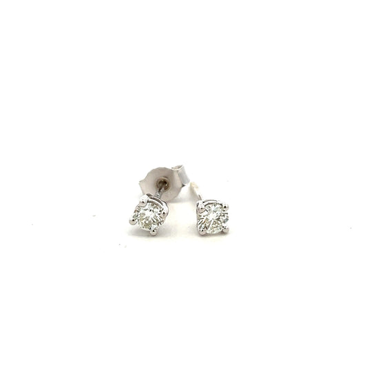 18ct White Gold 0.40ct Diamond Stud Earrings