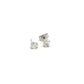 18ct White Gold Oval 0.60ct Diamond Stud Earrings