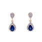 Sapphire & Diamond Drop Earrings