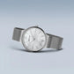 Bering Ultra Slim Mother of Pearl Dial Mesh Bracelet Watch 18434-000