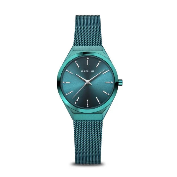 Bering Ultra Slim Teal Bracelet Watch 18729-888