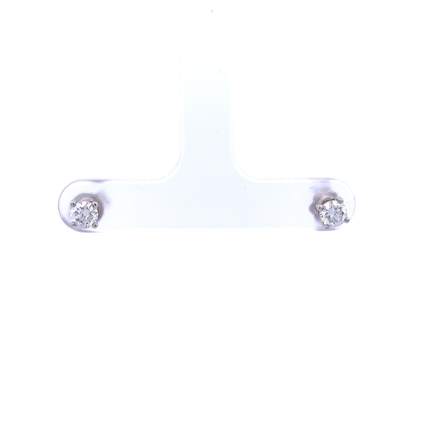 18ct White Gold 0.50ct Lab Grown Diamond Stud Earrings