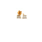 9ct Yellow Gold Laboratory Grown Diamond 0.60cts Emerald Cut Stud Earrings