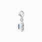 Thomas Sabo Sterling Silver Blue Flower Charm 1916-496-1